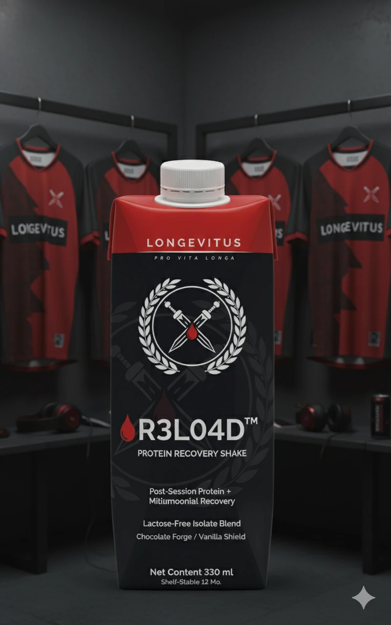 Front-pack GLADIUS R3L04D capped shake-carton concept in a gaming retail setting