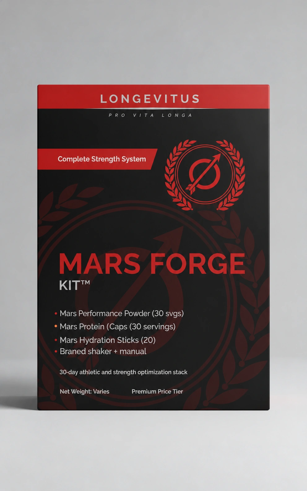 Front-pack Mars Forge Kit collection-box concept